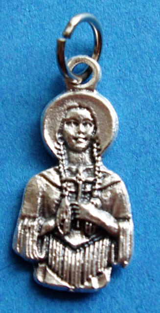 St. Kateri Tekakwitha Silhouette Charm